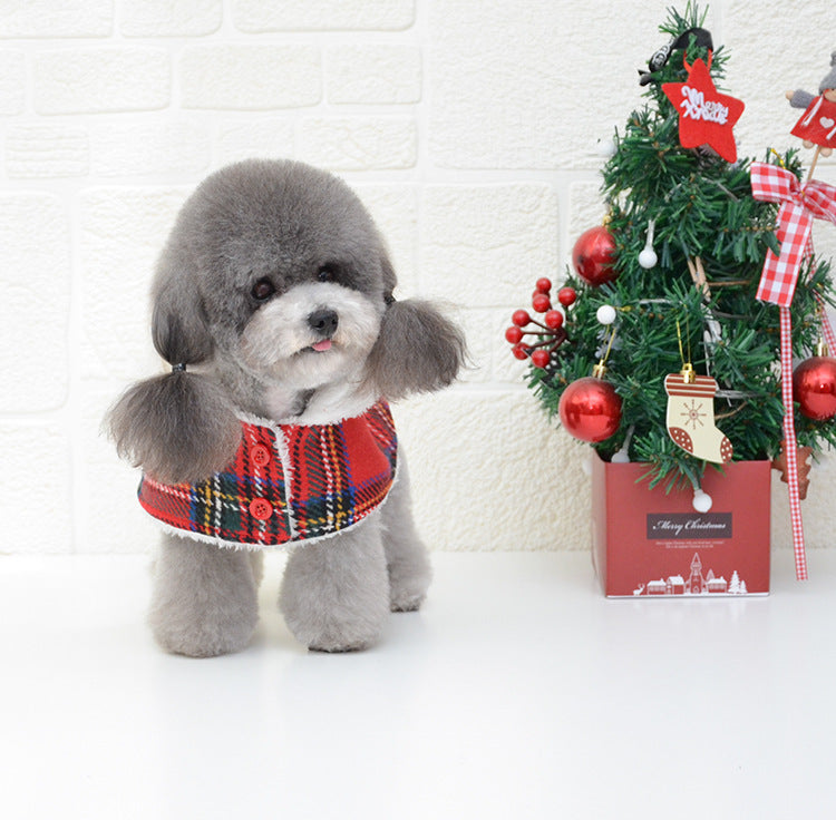 Christmas Knitted Turtleneck Dog Sweater: Red Holiday Dog Winter Coat christmas