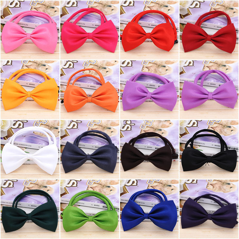 Multicolor Dog Bow Tie | Adjustable Dog Collar Bow Tie bow
