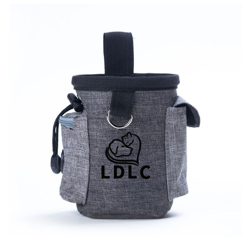 Oxford Cloth Dog Training Treat Pouch | Multifunctional Outdoor Gear Bag - QS001 / Light Gray - dog training