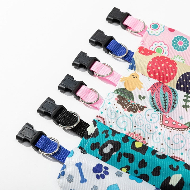 Dog Bandana and Saliva Towel Available in Different Patterns Accessories