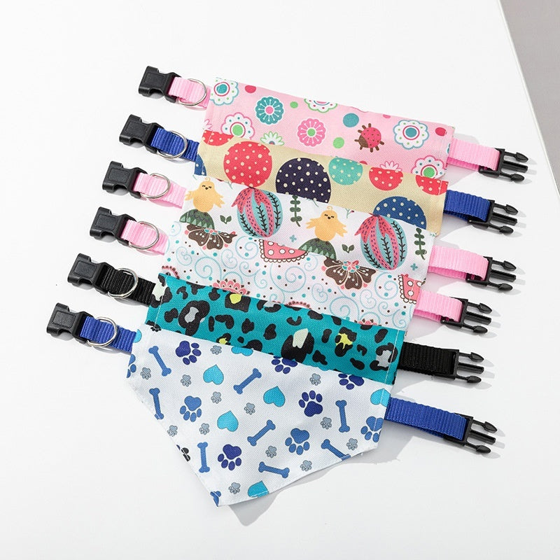 Dog Bandana and Saliva Towel Available in Different Patterns Accessories