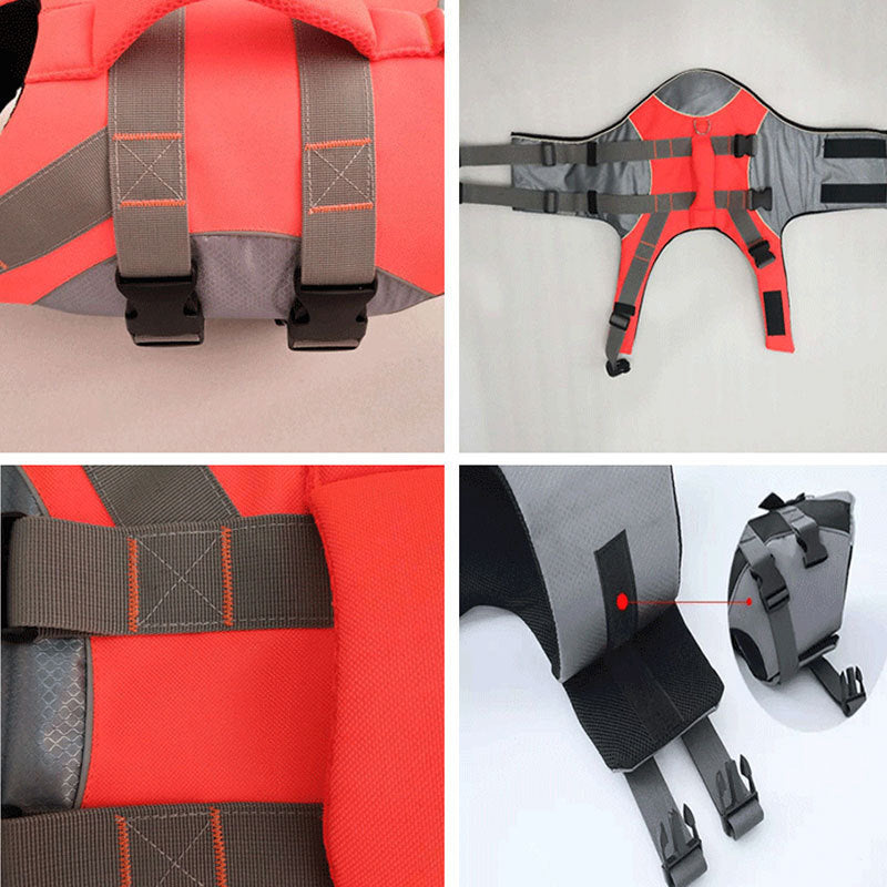Adjustable Dog Life Jacket And Vest | Reflective Flotation Gear for Dogs - coats