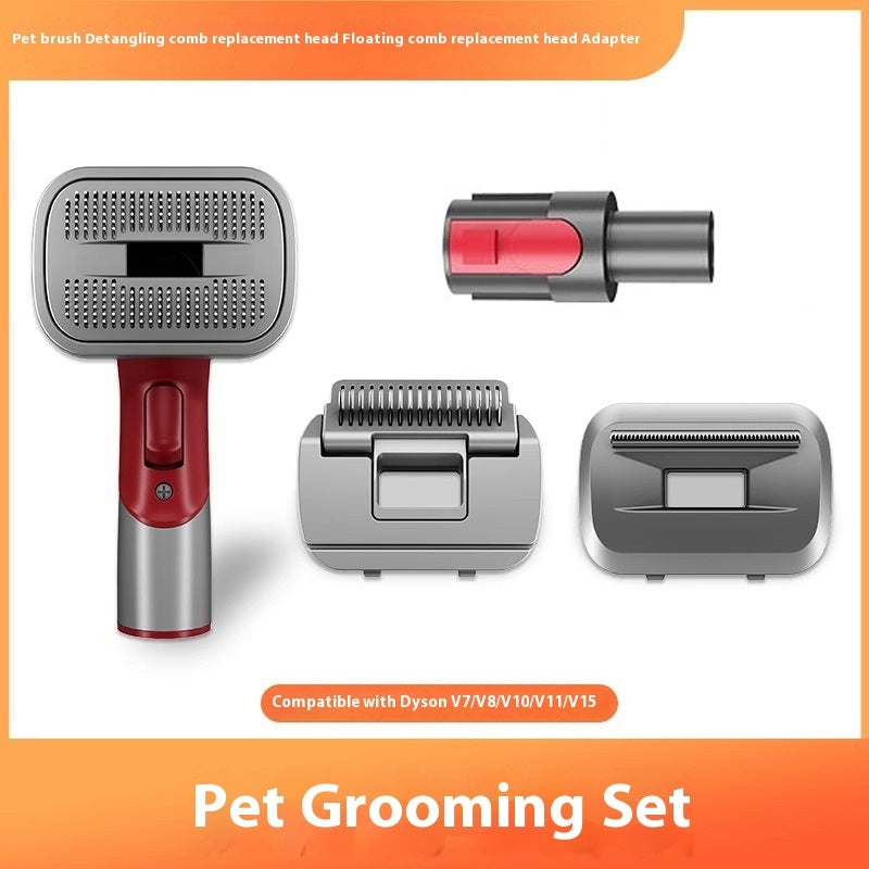 Dog Grooming Vacuum Attachment | Hair Suction Tool for Dogs Suit 2 home