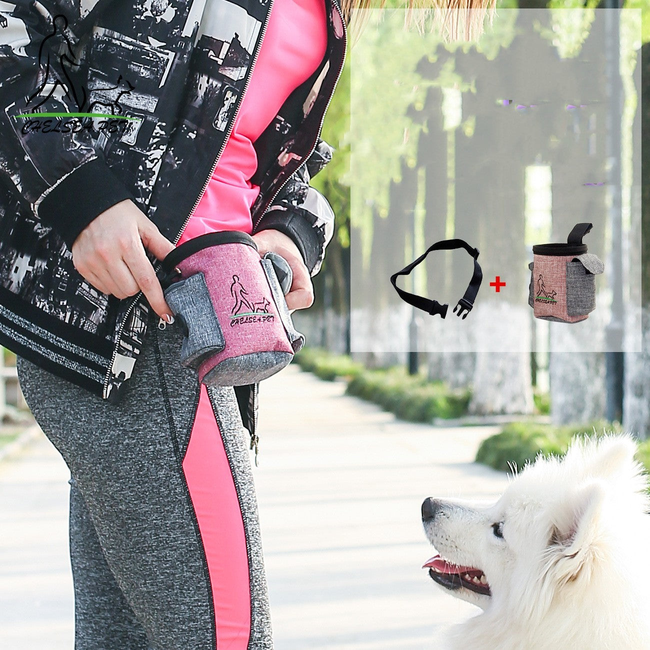 Oxford Cloth Dog Training Treat Pouch | Multifunctional Outdoor Gear Bag - dog training