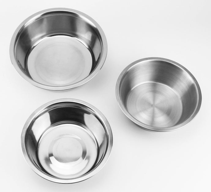 Stainless Steel Dog Bowls | Multi Size Dog Food and Water Dishes food