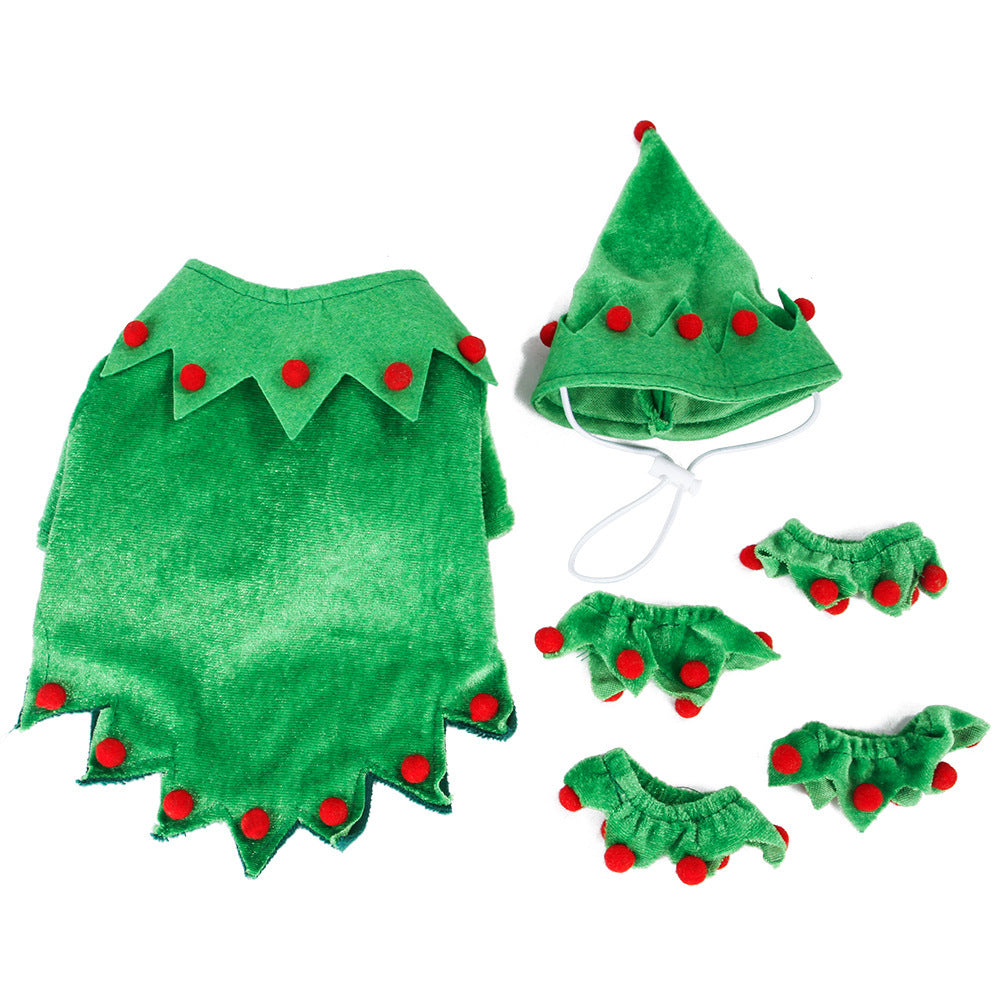 Three Dimensional Pet Dog Christmas Suit Different Dog Christmas Styles christmas