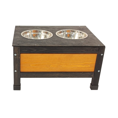Luxury Solid Wood Dog House | Multi Dog Kennel with Built in Bowls And Storage Solid wood kennels house