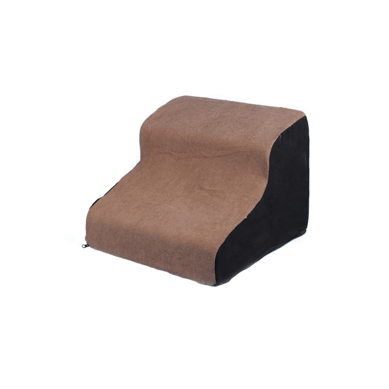 Household Wave Dog Stairs | 2 3 And 4 Step Slope Dog Ramp Two Stairs Khaki home