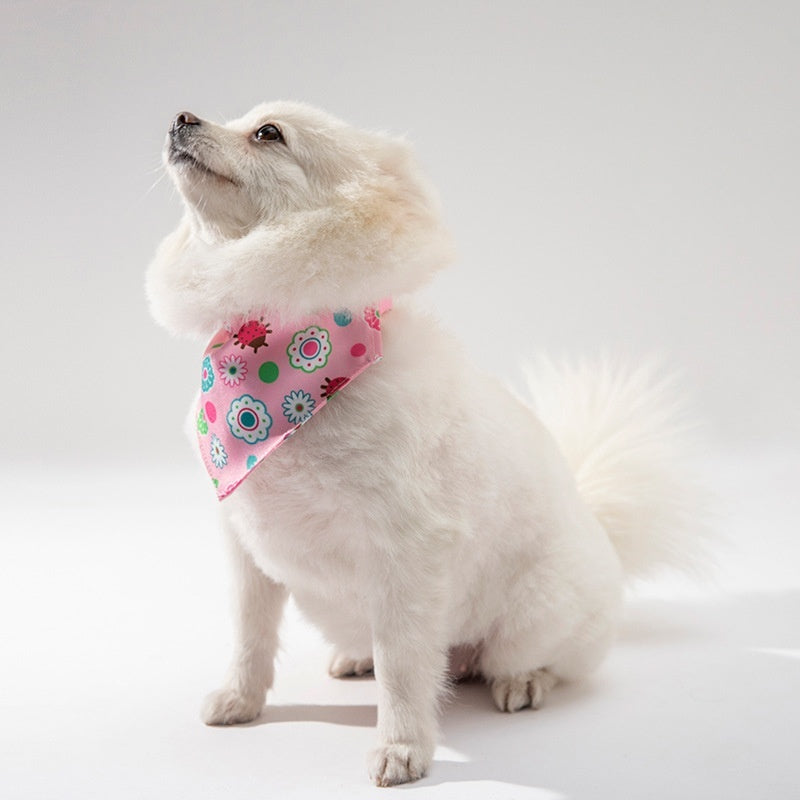 Dog Bandana and Saliva Towel Available in Different Patterns Accessories