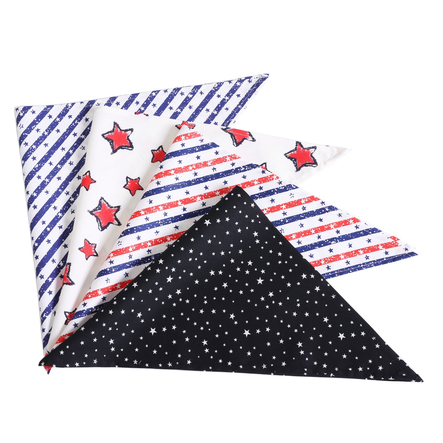 Dog Cotton Handkerchief Triangle Scarf And Bandanas Available in Different Styles Accessories
