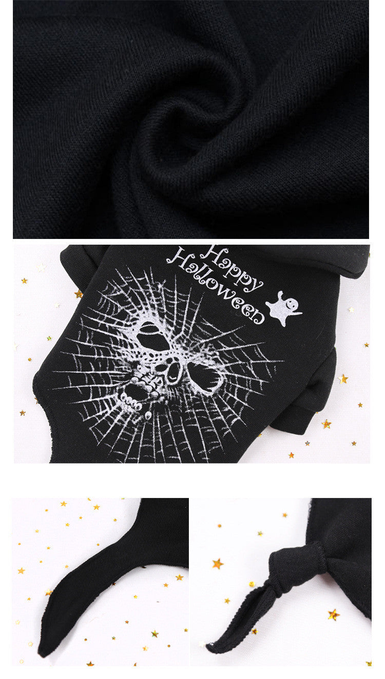 Dog Halloween Funny Dog Clothes: Black Fleece Sweater Costume For Dogs Accessories