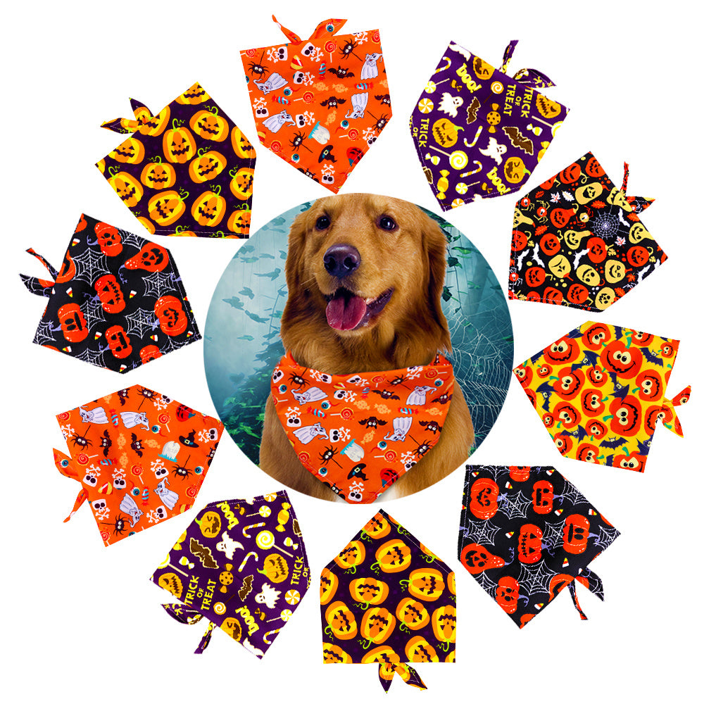 Halloween Dog Bandanas | Festive And Fun Spooky Dog Bandanas bow