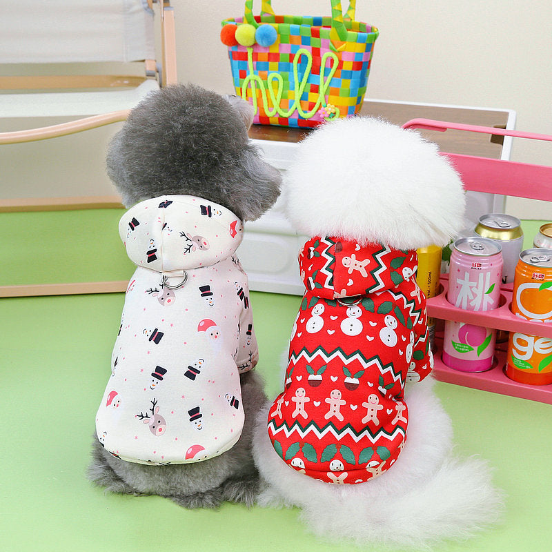 Cozy Christmas Dog Sweatshirt Dog Holiday Christmas Apparel christmas