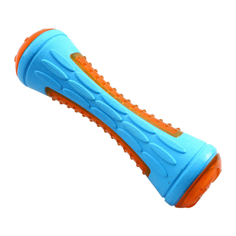 Durable Dog Squeaky Toys Set | Floating Dog Toys for Interactive Play And Fetch Barbell toys