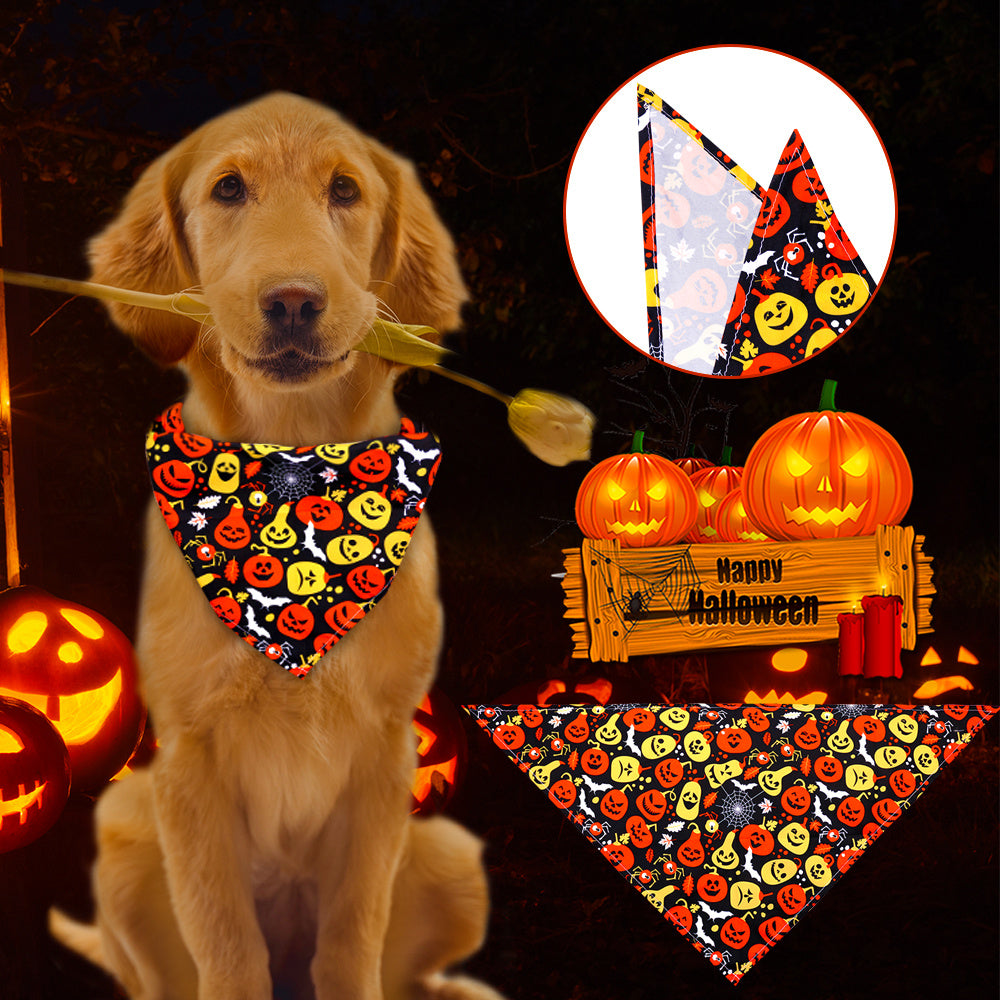 Halloween Dog Bandanas | Festive And Fun Spooky Dog Bandanas bow