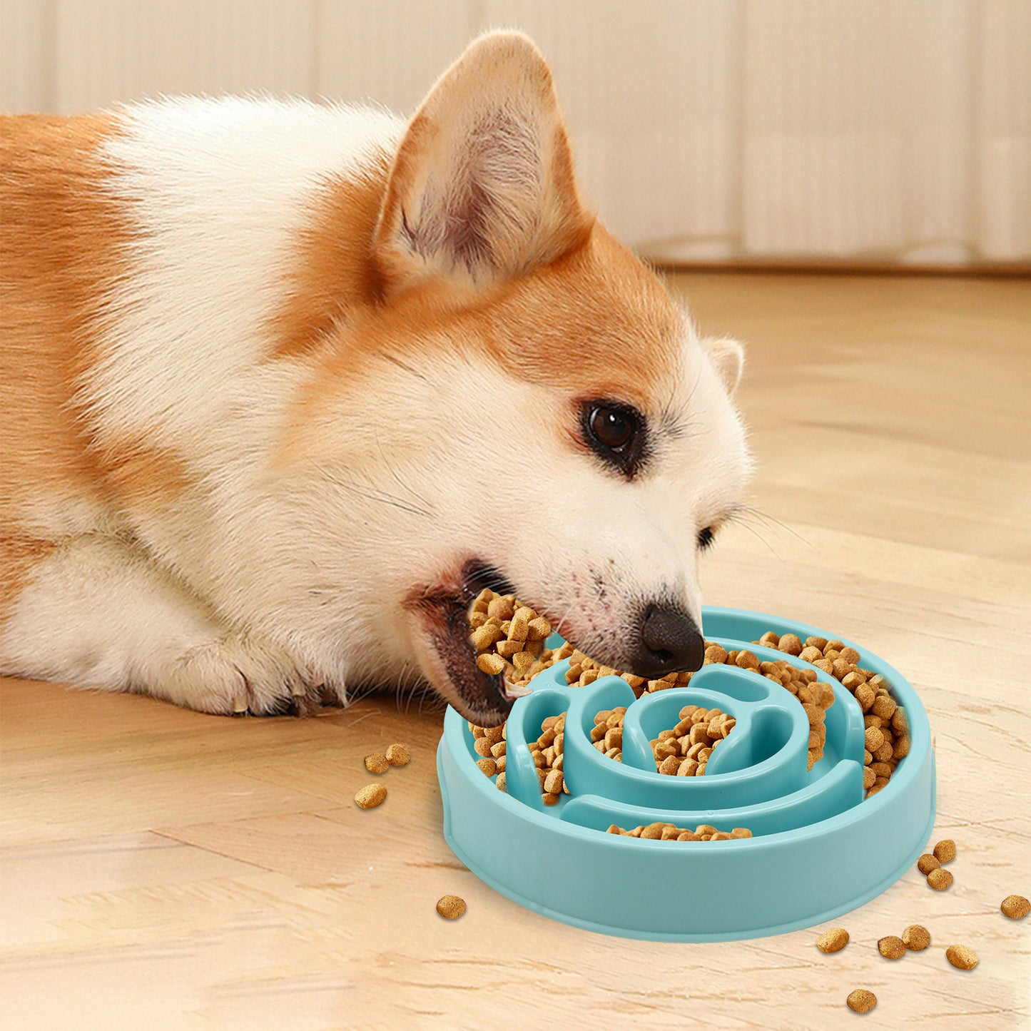 Silicone Slow Feeder Dog Bowl | Anti Bloat Puzzle Dog for Healthy Digestion food