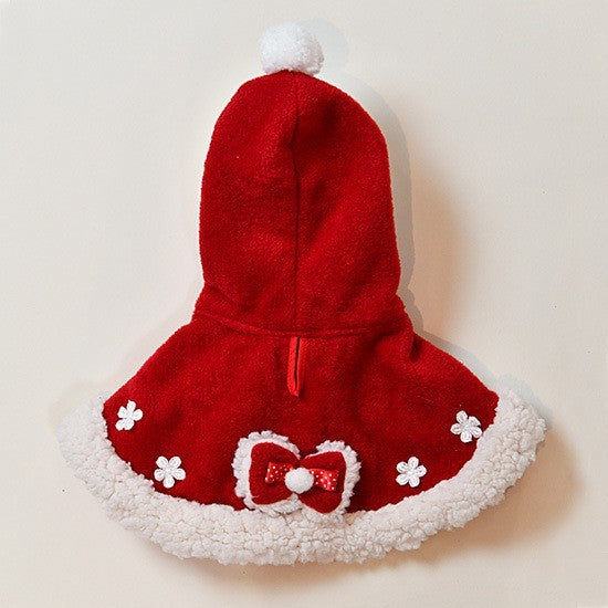 Festive Christmas Dog Cloak Dog Holiday Costume christmas