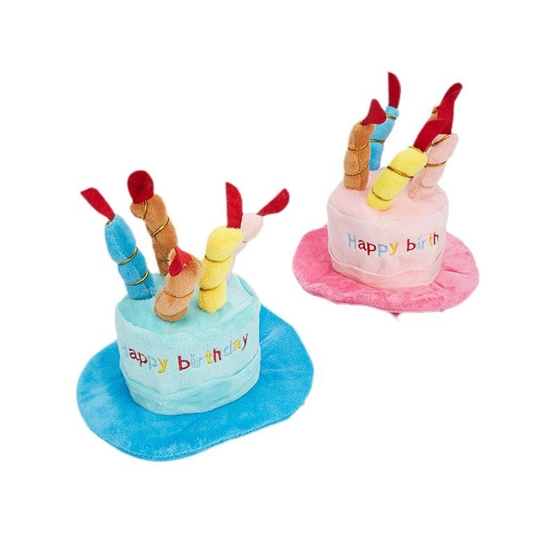 Cute Dog Birthday Gift Set Hat Birthday Toy birthday