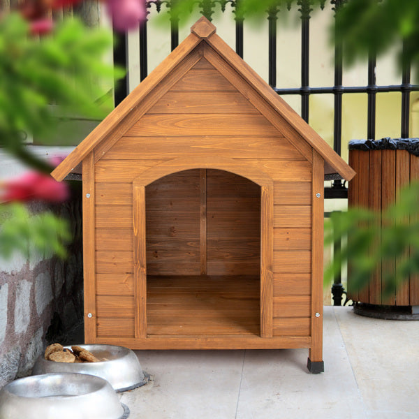 Durable Outdoor Wood Dog House | Waterproof Asphalt Roof Dog House Wood house