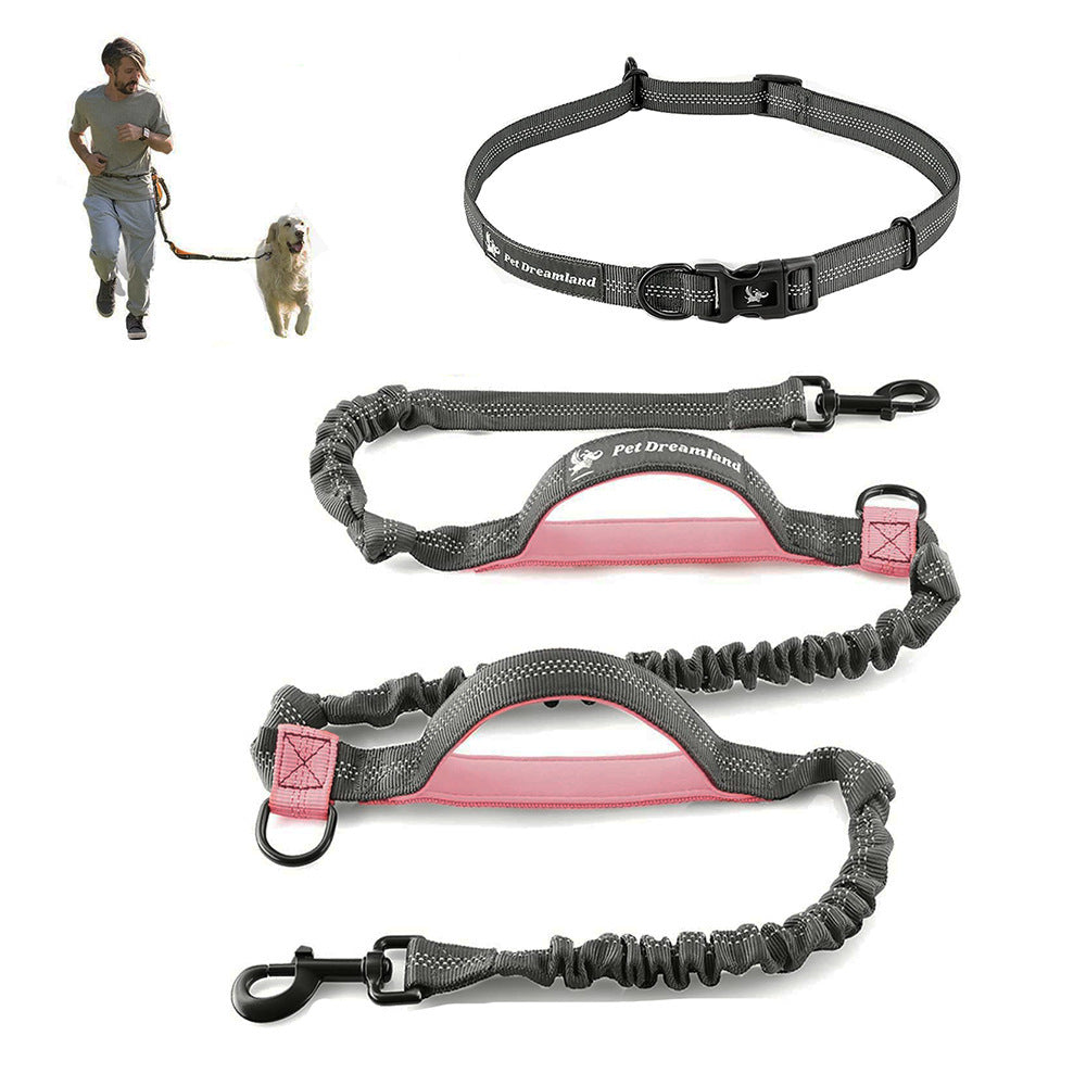 Hands-Free Bungee Dog Leash | Elastic Dog Running Leash - leash
