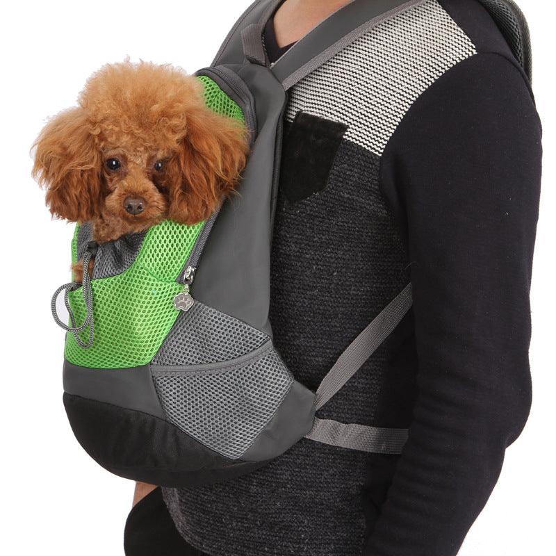 Soft PU Leather Dog Travel Backpack | Dog Carrier Bag for Outings - travel