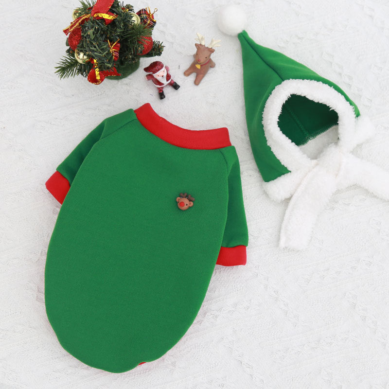 Festive Christmas Dog Clothes Dog Pet Outfit for Christmas 6 Style / 2XL christmas
