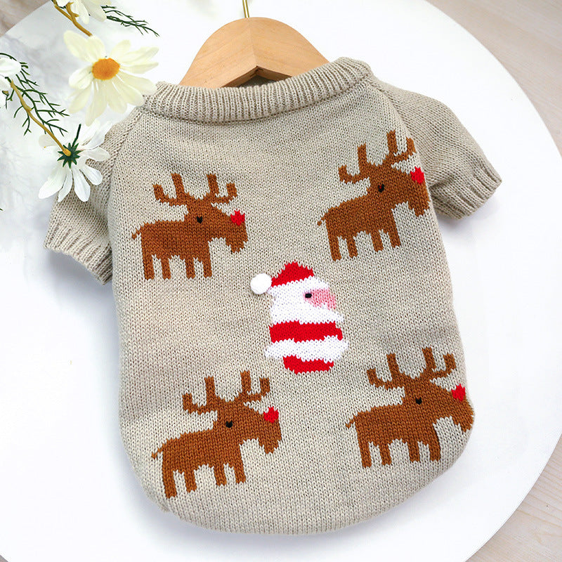 Festive Holiday Dog Sweater | Cozy Acrylic Dog Clothing Accessories