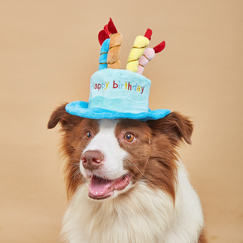 Cute Dog Birthday Gift Set Hat Birthday Toy birthday