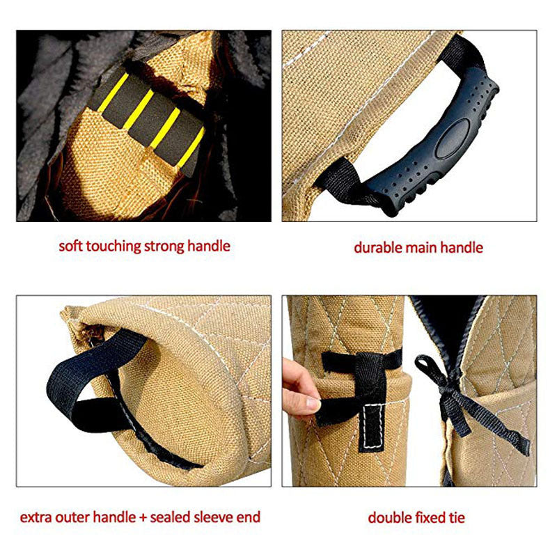 Durable Jute Dog Training Bite Sleeve | Protective Arm Guard For Dogs dog training