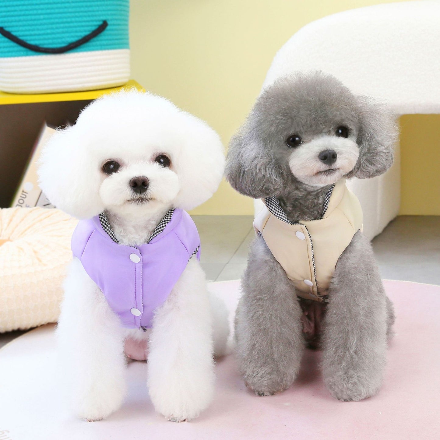 Warm Cotton Dog Vest | Casual Winter Dog Jacket in Multiple Colors - coats