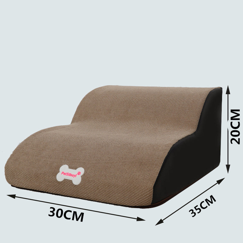 Soft Dog Steps And Ramp | Customizable 2 3 And 4 Layer Dog Ladder Super small size 2ply camel / Figure home