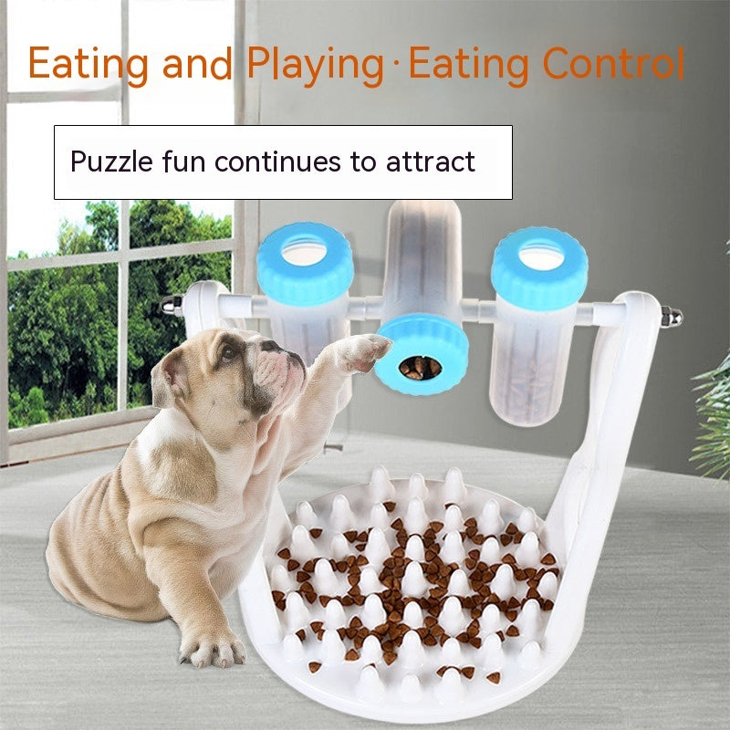 Interactive Dog Puzzle Bowl | Educational Slow Feeder And Chew Dispenser toys