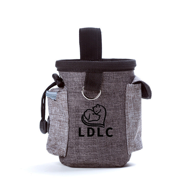 Oxford Cloth Dog Training Treat Pouch | Multifunctional Outdoor Gear Bag - QS001 / Heather Gray - dog training