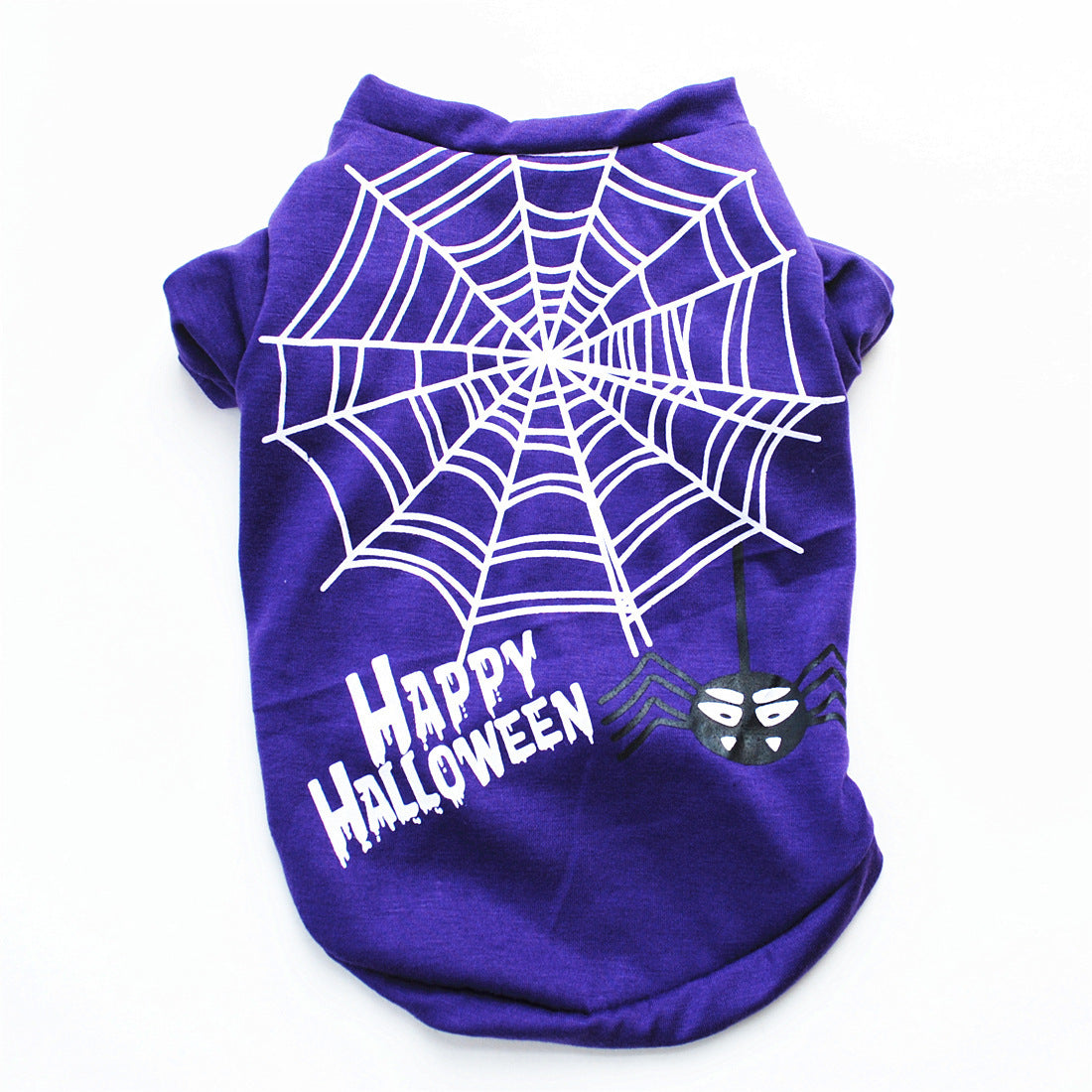 Cotton T Shirt Halloween Pumpkin Dog Clothes: Casual Halloween Dog Vest Accessories