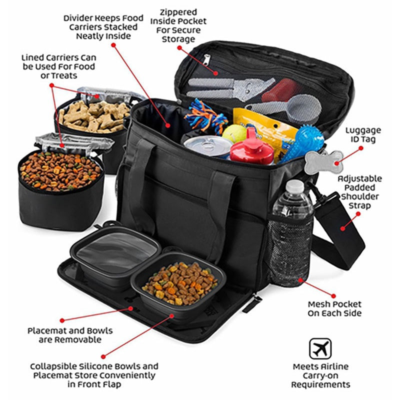 Professional Dog Training Fanny Pack | Waist Bag For Dog Training - Black - dog training