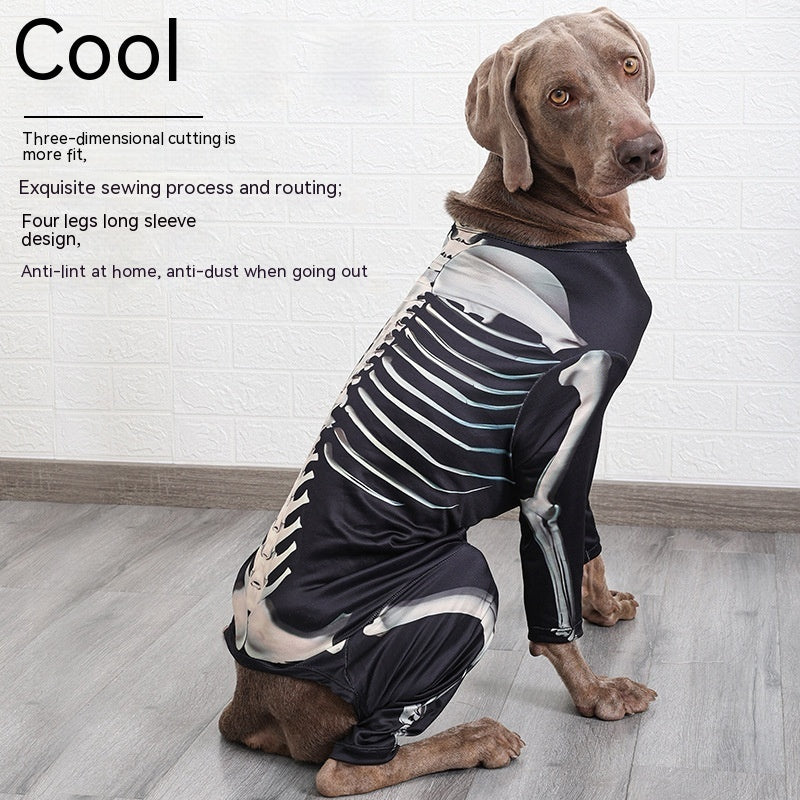Fashion Dog Halloween Clothes: Halloween Costume Polyester Jacket for Large Dogs Accessories