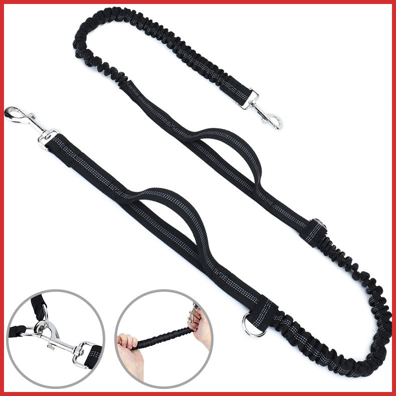 Hands Free Dog Training Leash And Waist Bag Set | Outdoor Pouch for Training With Dogs Dog leash leash