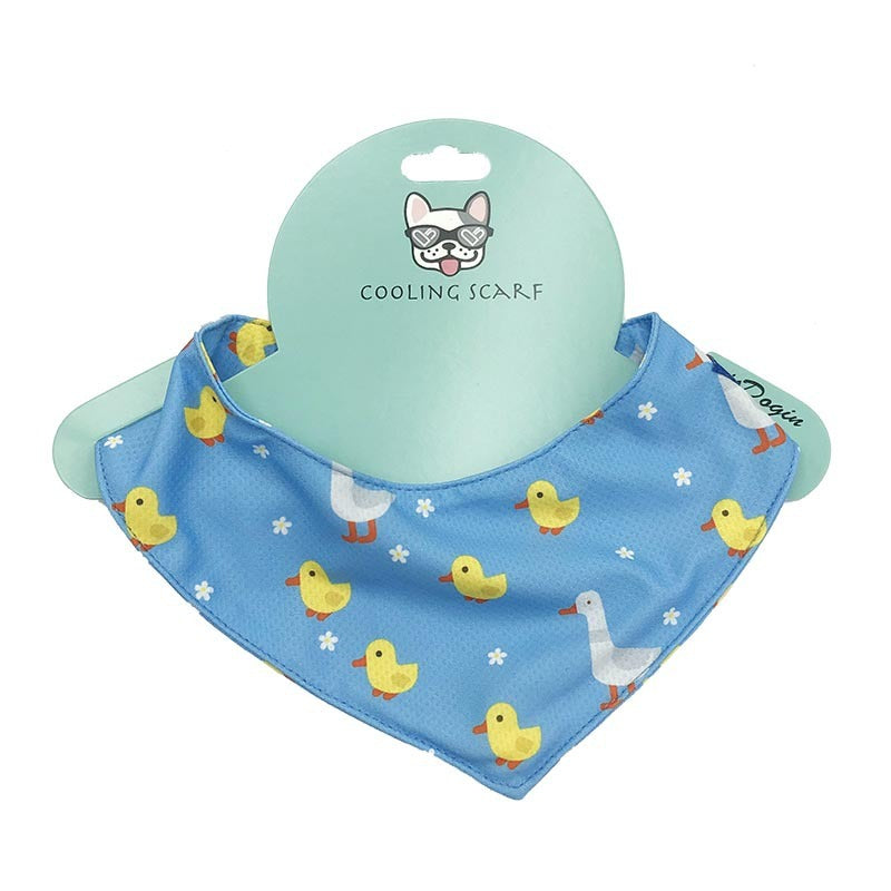Dog Cooling Bandana: All Season Dog Cooling Scarf Blue / L Accessories