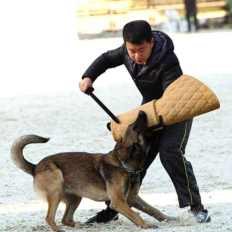Durable Jute Dog Training Bite Sleeve | Protective Arm Guard For Dogs dog training
