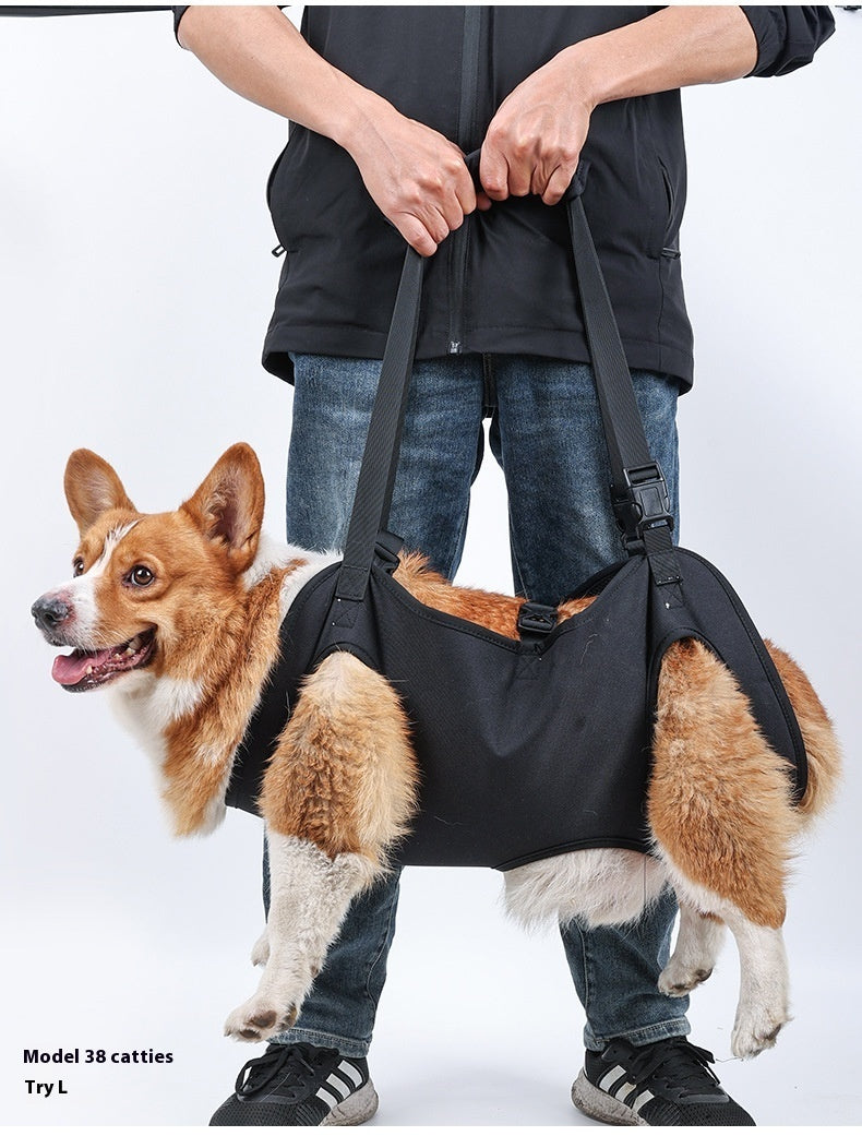 Oxford Cloth Dog Lifting Harness | Support Sling for Injured or Senior Dogs - travel