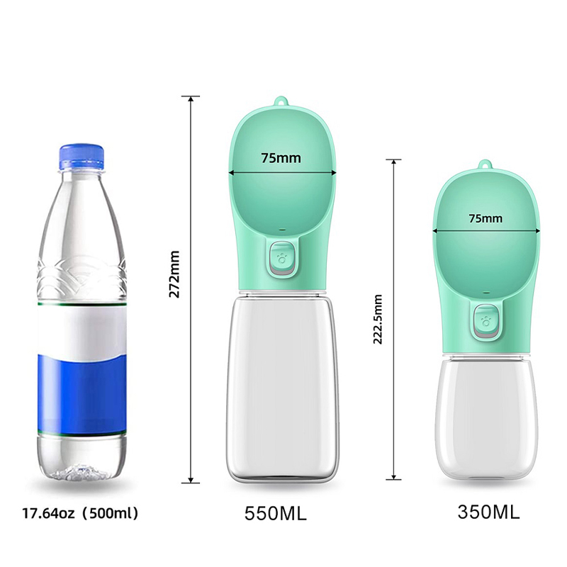 Portable Dog Water Bottle And Travel Dispenser | Leak-Proof for Dogs on the Go - Dog Travel Essentials