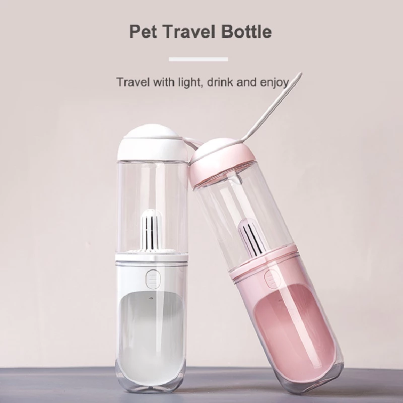 Outdoor Travel Pet Water Dispenser Pet Dog Cat Water Bottle Dog Travel Essentials