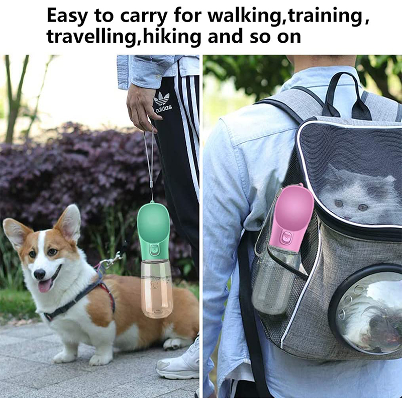 Portable Dog Water Bottle And Travel Dispenser | Leak-Proof for Dogs on the Go - Dog Travel Essentials