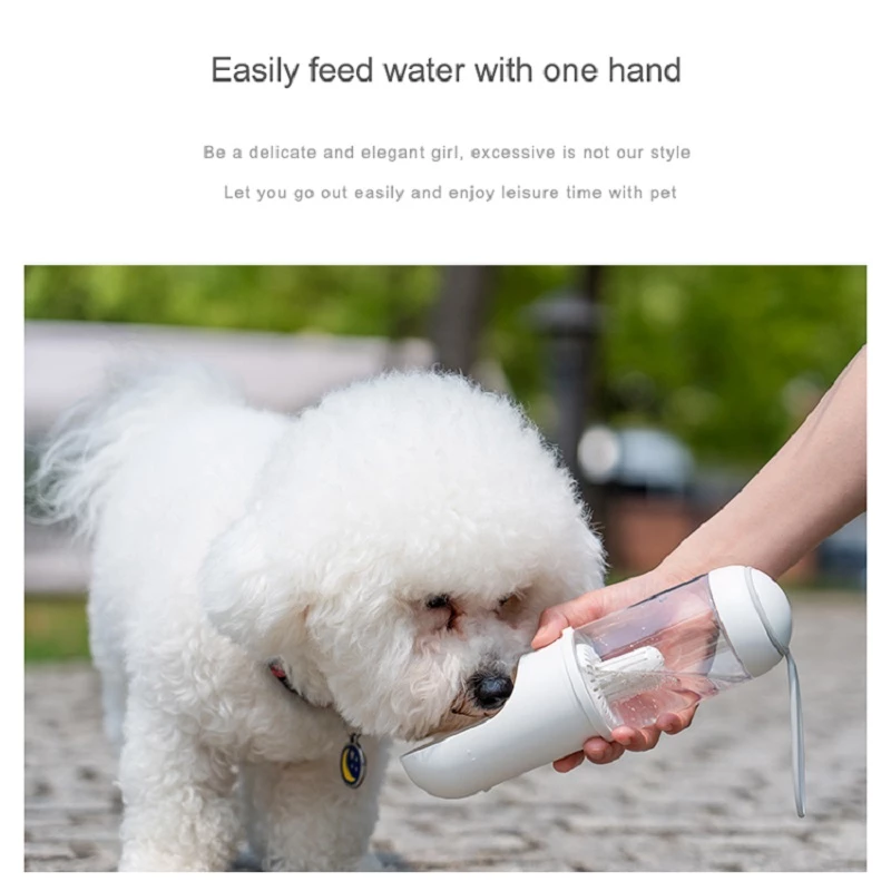 Outdoor Travel Pet Water Dispenser Pet Dog Cat Water Bottle Dog Travel Essentials