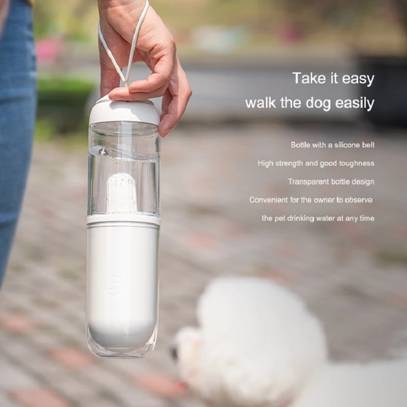 Outdoor Travel Pet Water Dispenser Pet Dog Cat Water Bottle Dog Travel Essentials