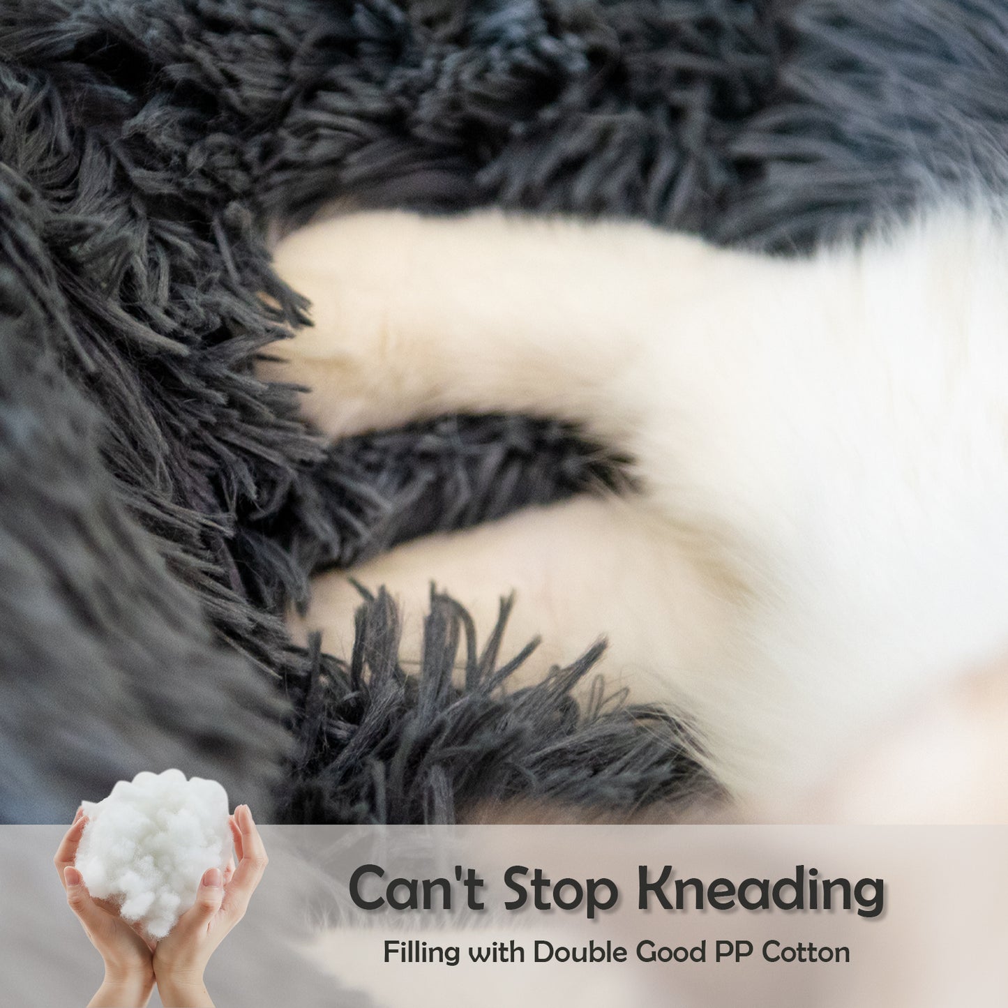 Calming Donut Dog Bed | Washable Plush Dog Cushion for Anxiety Relief beds