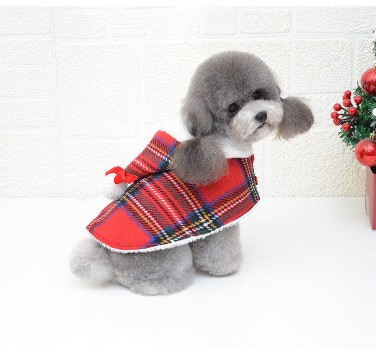 Christmas Knitted Turtleneck Dog Sweater: Red Holiday Dog Winter Coat christmas