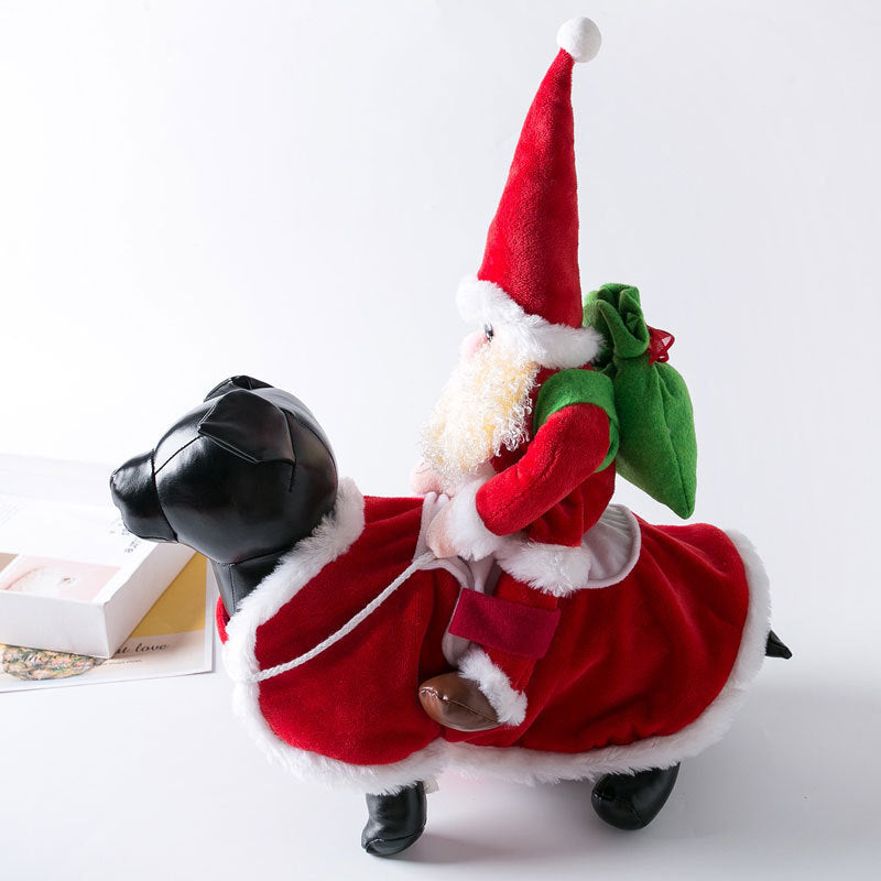 Festive Christmas Pet Outfit for Dogs Holiday Dog Costume christmas