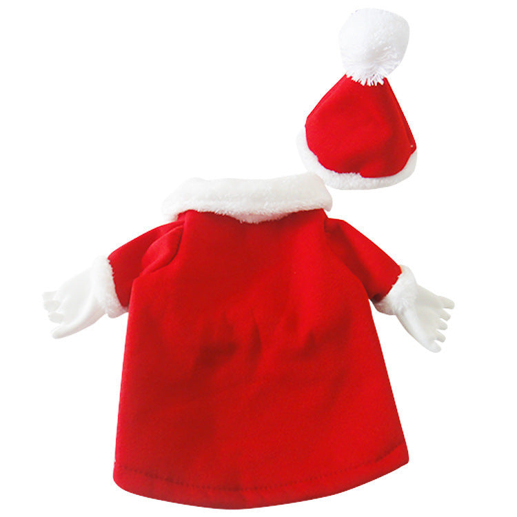 Three Dimensional Pet Dog Christmas Suit christmas