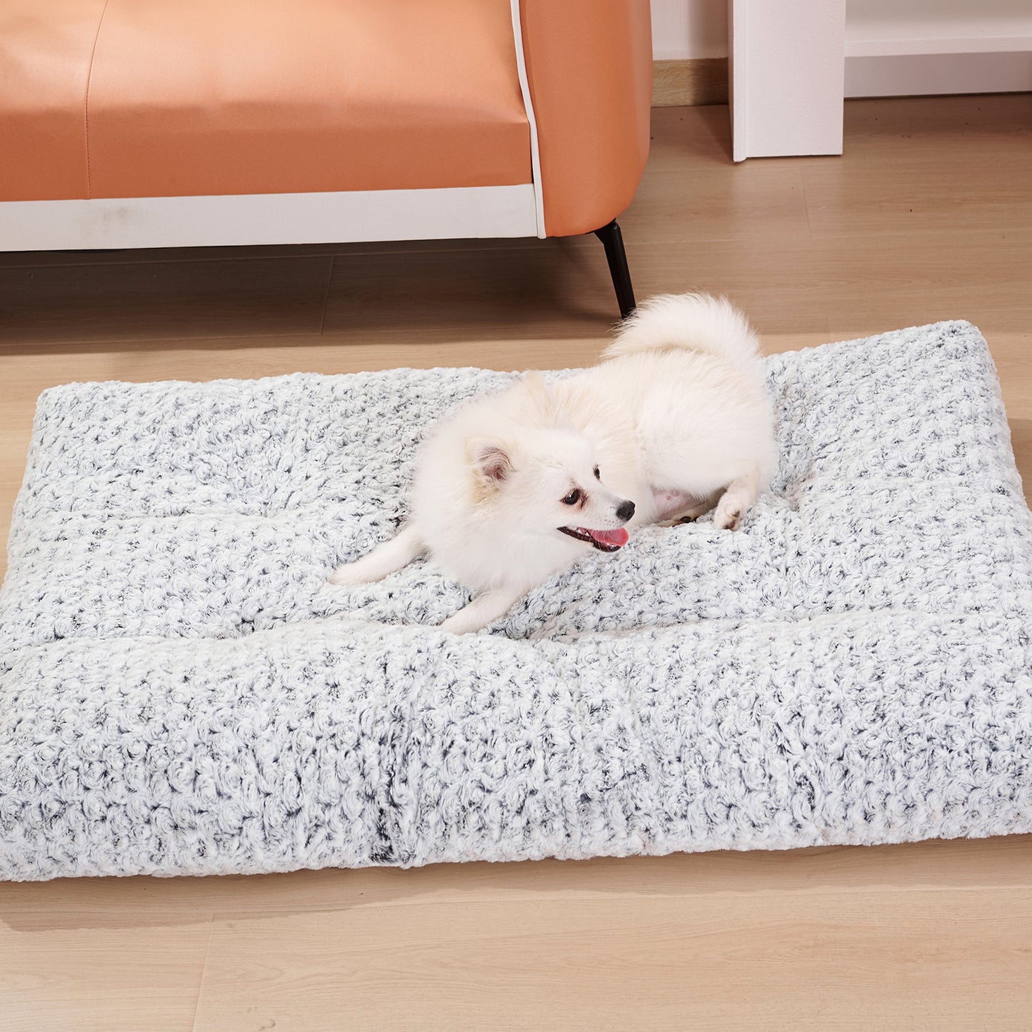 Washable And Supportive Plush Dog Bed Mat | Thickened Dog Kennel Cushion beds